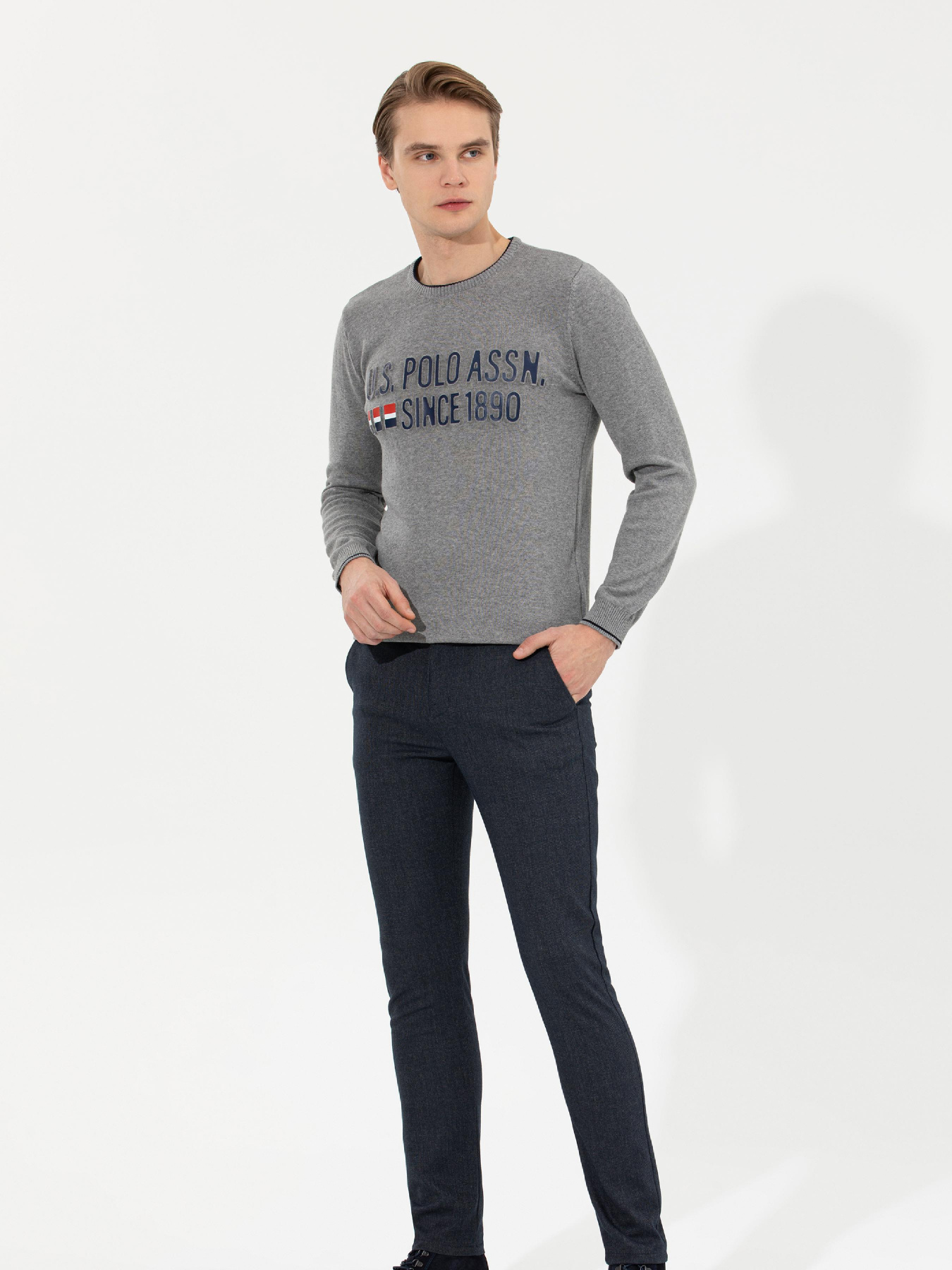 Джемпер US Polo модель G081SZ0TK.000.1454550.VR086 Фото