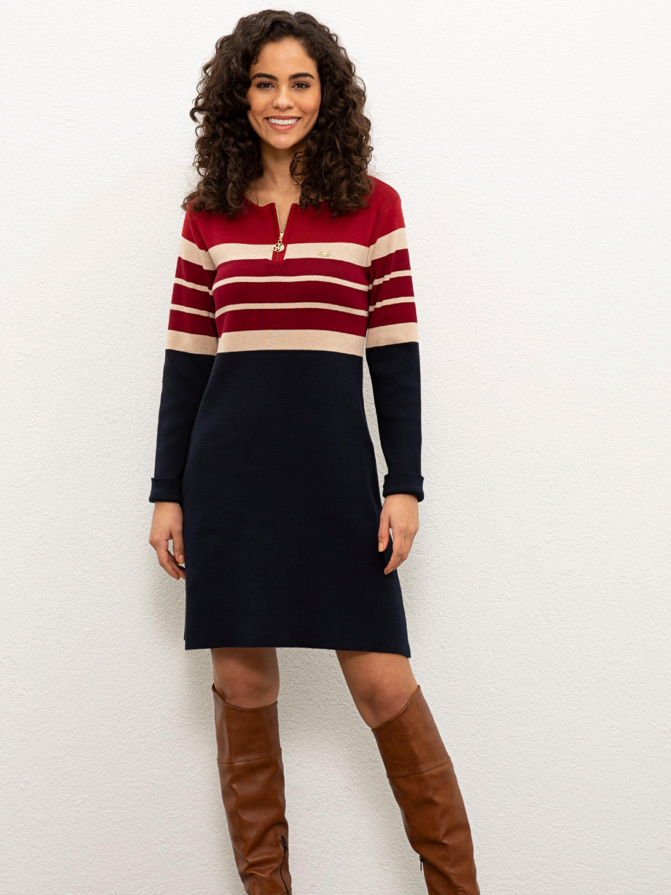 Сукня міді US Polo модель G082SZ0TE.000.1081129.VR033 Фото