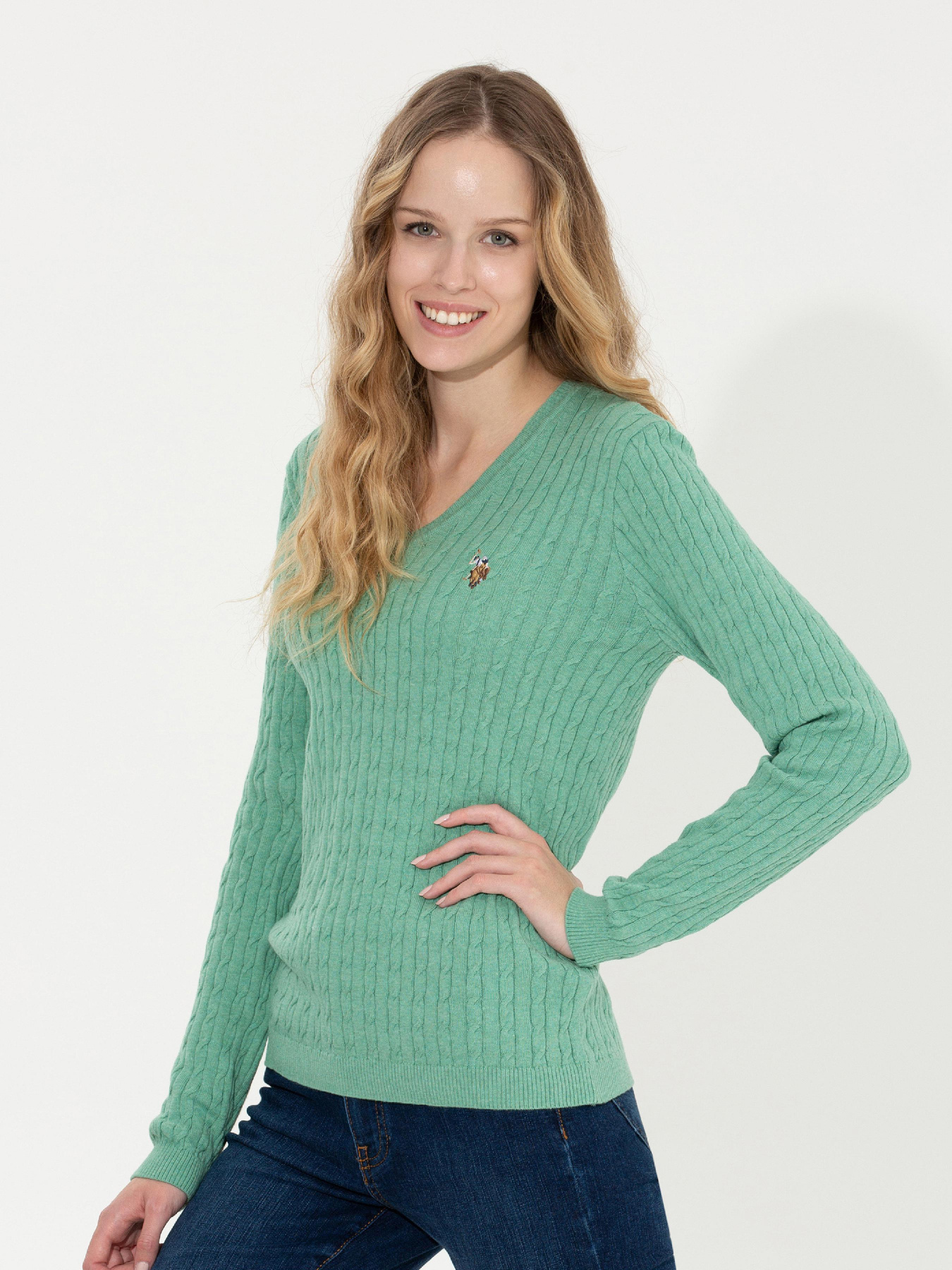 Джемпер US Polo модель G082SZ0TK.000.1430184.VR176 Фото