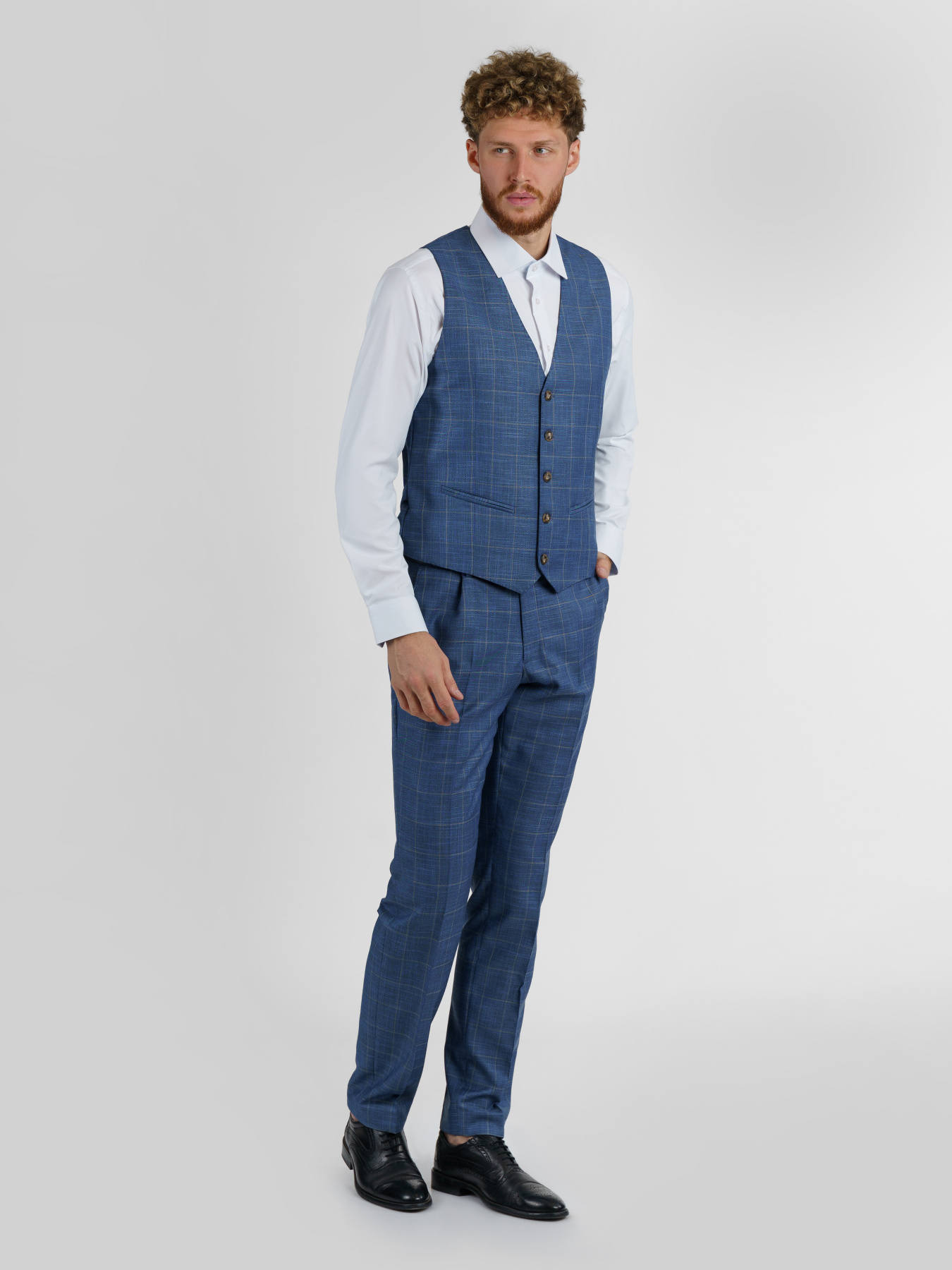 Жилет классический Arber модель M20.04.06.211 Фото