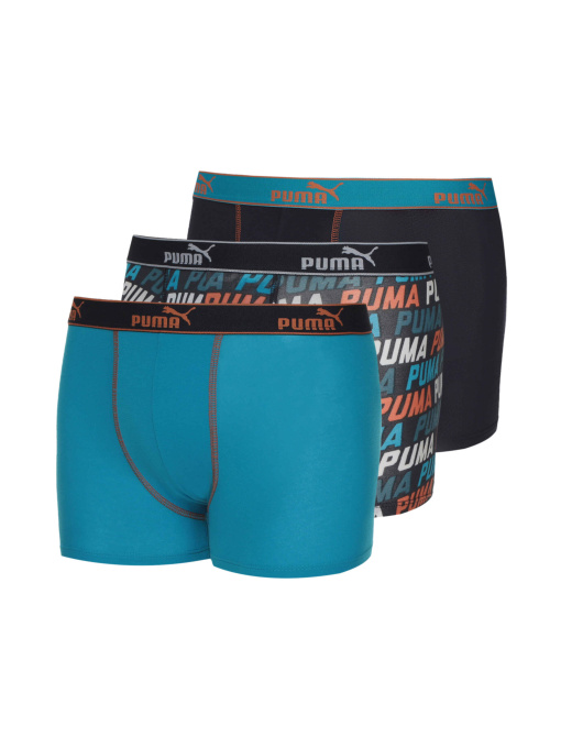 Набор трусов PUMA Basic Boxer Aop 3p модель 907531 Фото