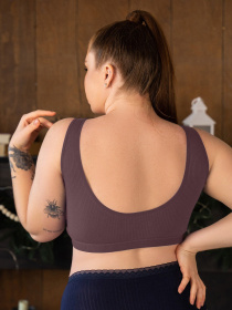 Бюстгальтер ISSA Plus модель BL2-577_purple Бюстгальтер ISSA Plus модель BL2-577_purple Фото