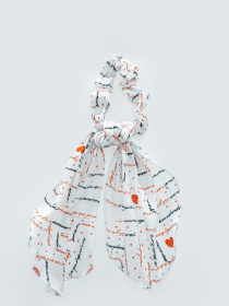 Шелковая платок-резинка для волос Gepur модель 43487 Фото