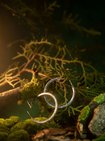 Серьги-кольца Gepur модель 43560 Фото