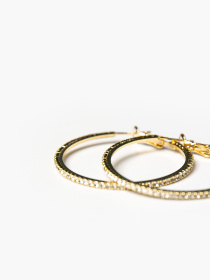 Серьги-кольца Gepur модель 43561 Фото