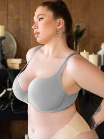 Бюстгальтер ISSA Plus модель BL2-638_grey Бюстгальтер ISSA Plus модель BL2-638_grey Фото