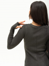 Сукня максі ISSA Plus модель 13646_darkgray Фото