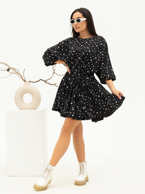 Платье мини ISSA Plus модель 13682_black Фото