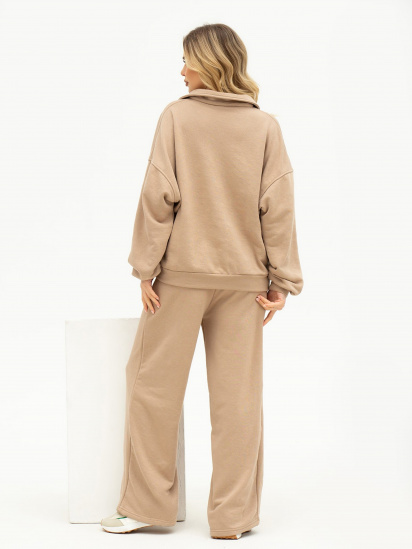 Костюм ISSA Plus модель 13685_beige — фото 3 - INTERTOP