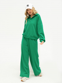 Повседневный костюм ISSA Plus модель 13685_green Фото