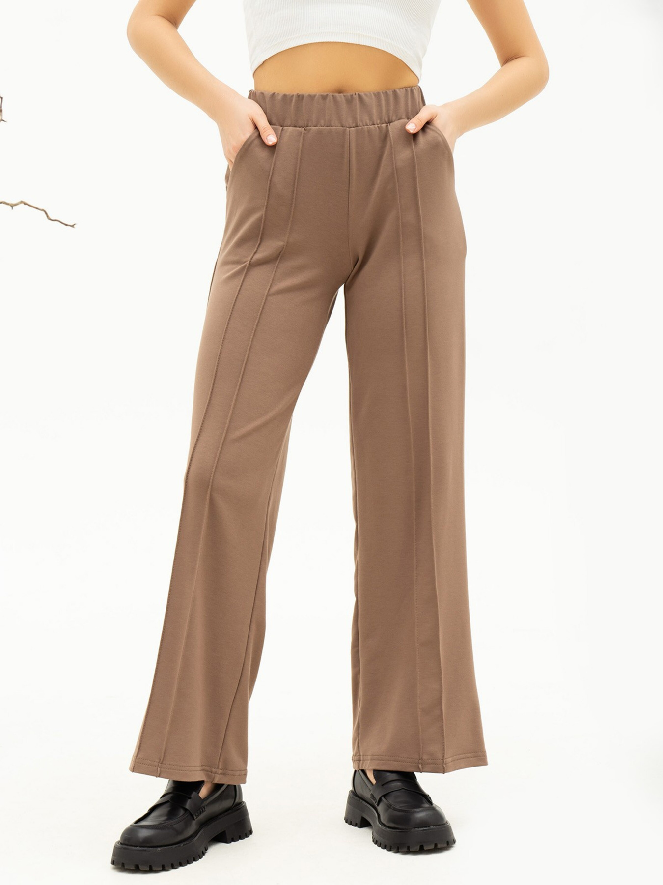 Палаццо ISSA Plus модель 13686_beige Фото