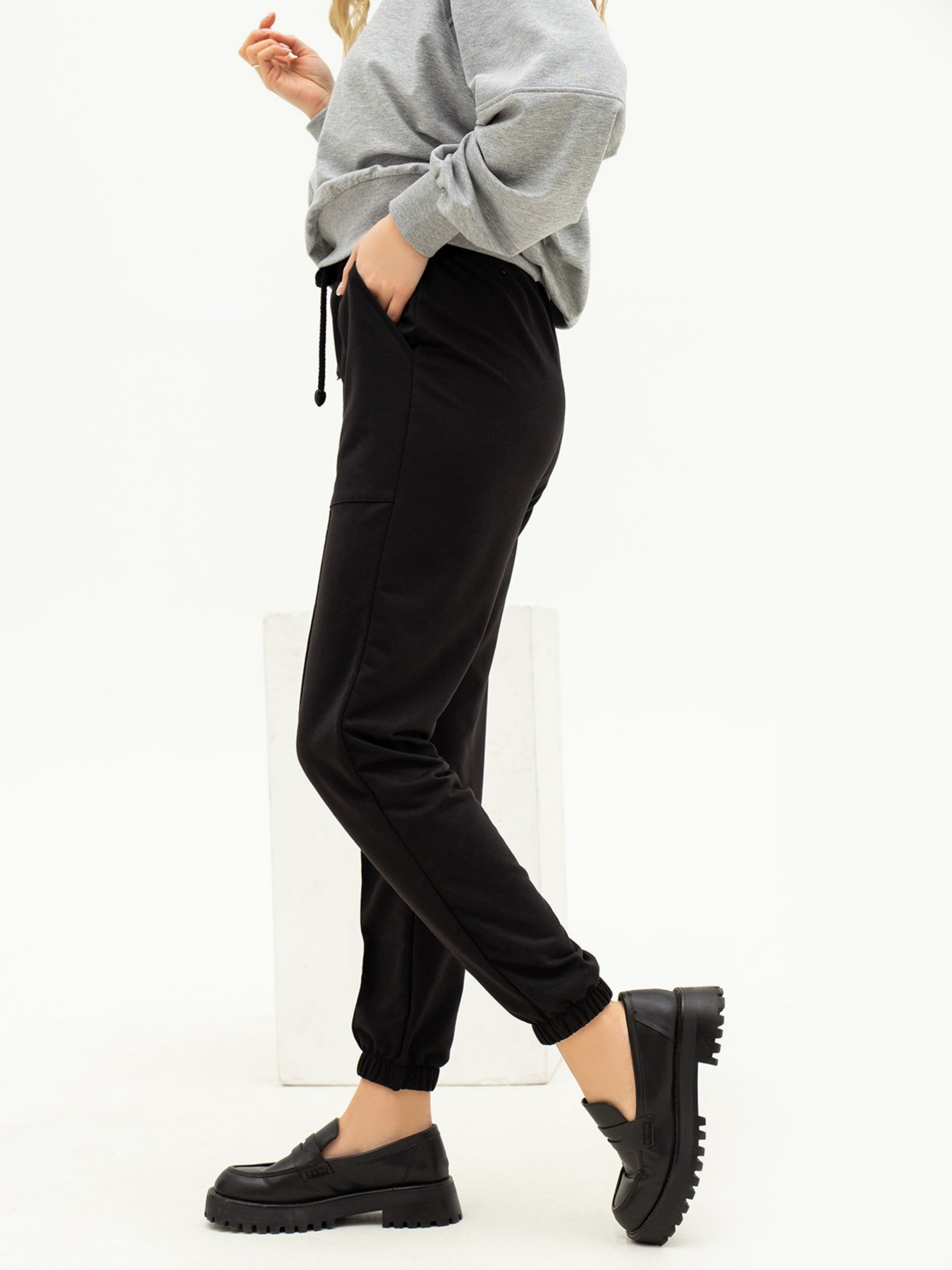 Спортивні штани ISSA Plus модель 13687_black Фото