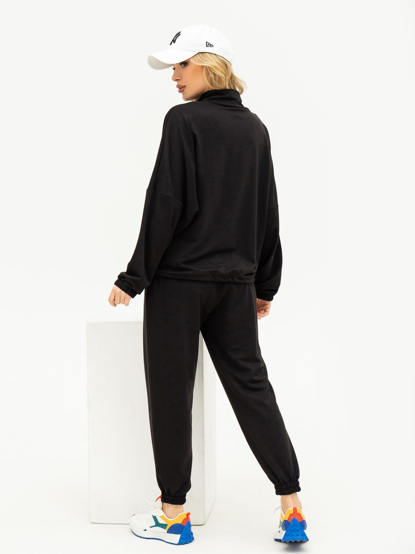 Спортивный костюм ISSA Plus модель 13690_black Спортивный костюм ISSA Plus модель 13690_black Фото