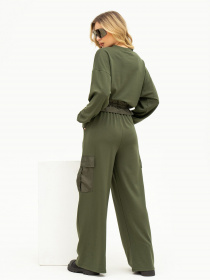 Спортивный костюм ISSA Plus модель 13691_khaki Фото