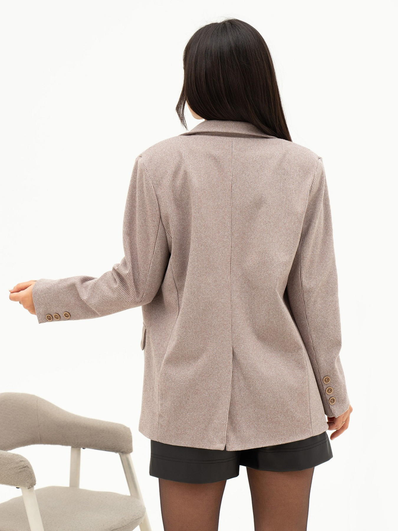 Пиджак ISSA Plus модель 13696_beige Фото
