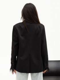 Пиджак ISSA Plus модель 13699_black Фото