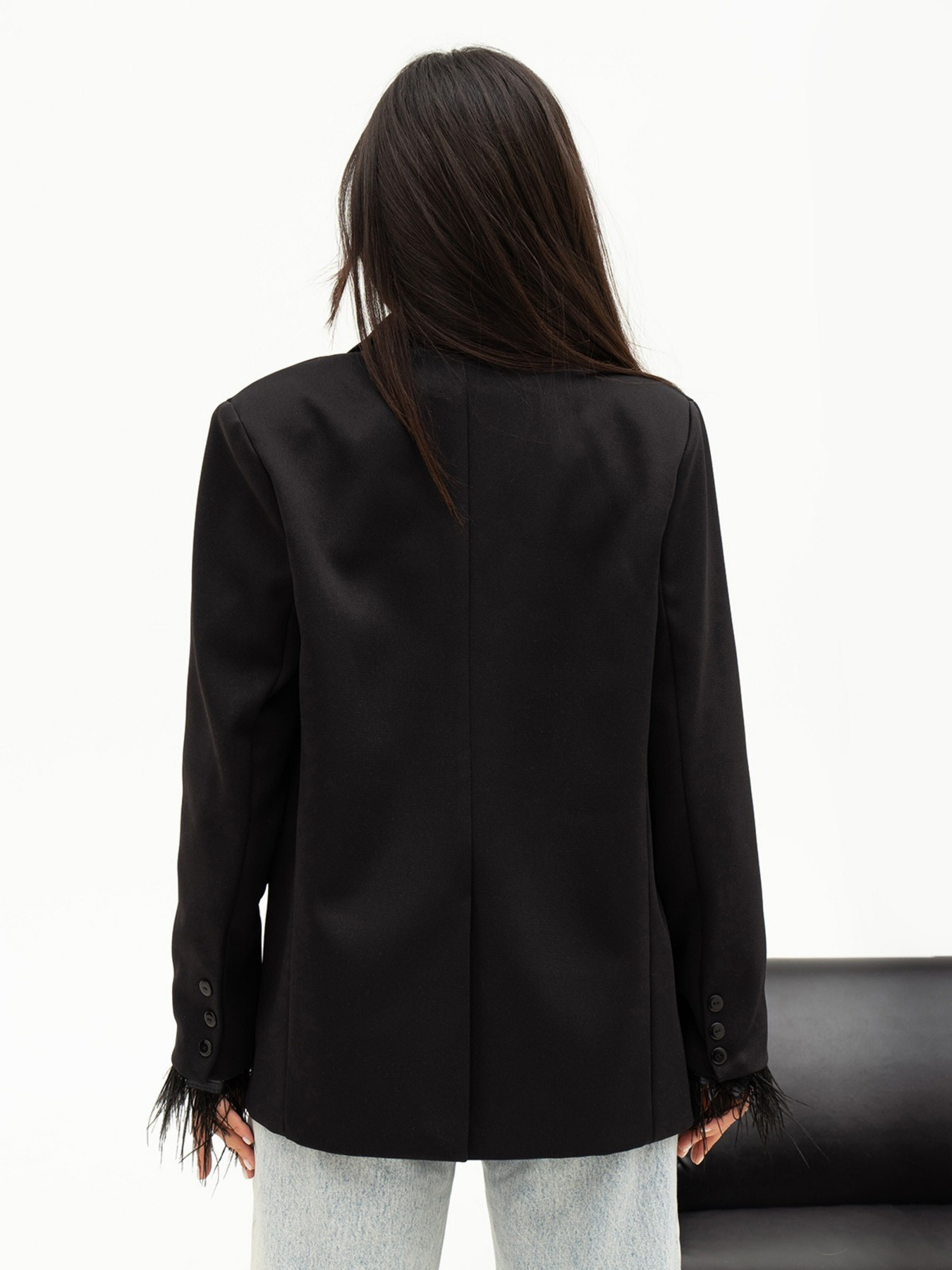 Піджак ISSA Plus модель 13699_black Фото