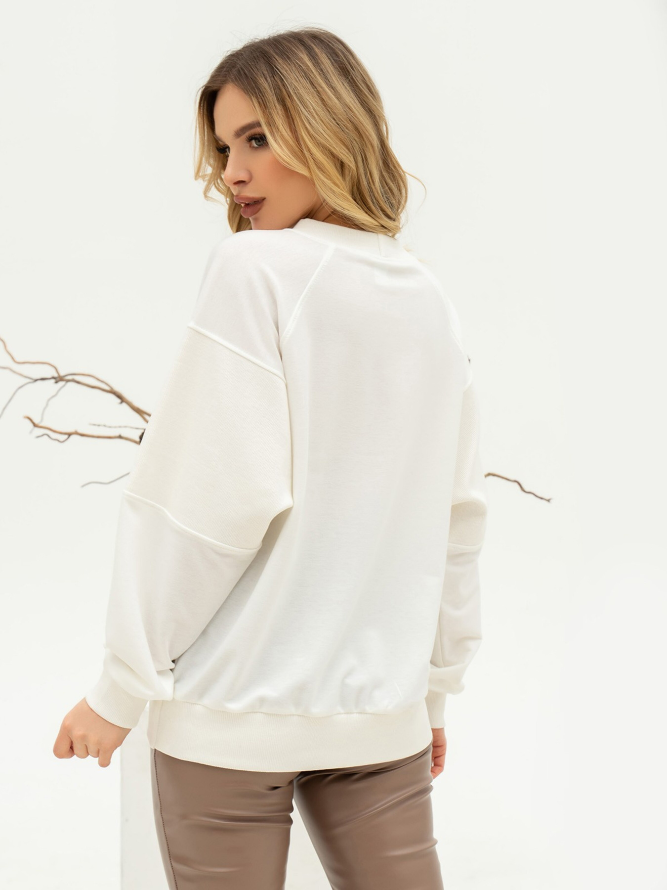 Свитшот ISSA Plus модель 13705_white Фото