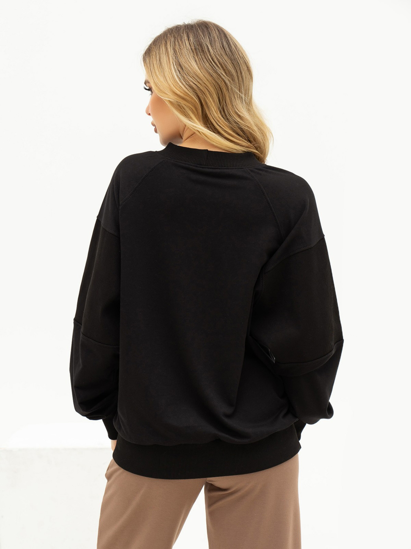 Світшот ISSA Plus модель 13705_black Фото