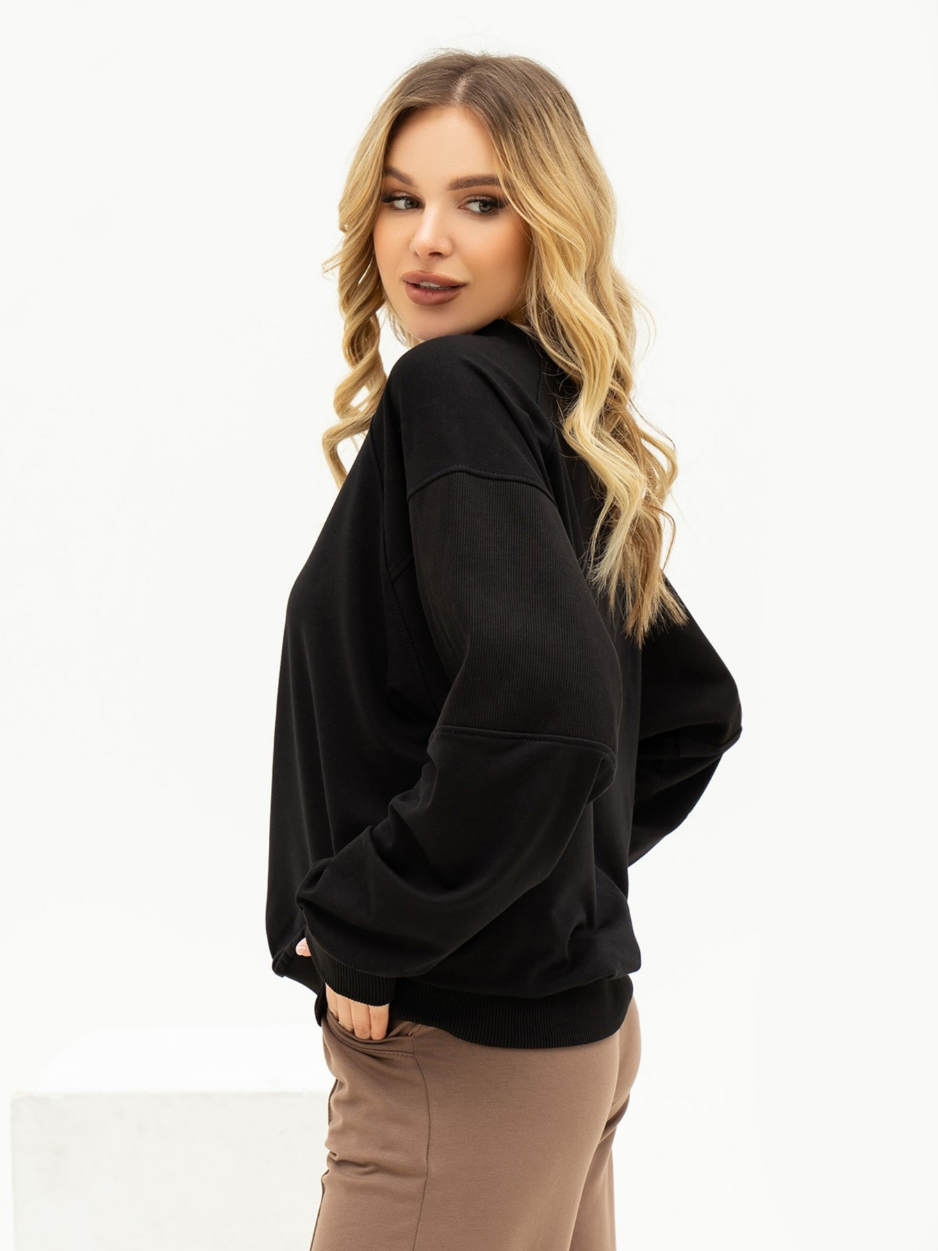 Свитшот ISSA Plus модель 13705_black Фото