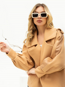 Демісезонна куртка ISSA Plus модель 13706_beige Фото