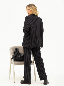 Деловой костюм ISSA Plus модель 13708_black Фото