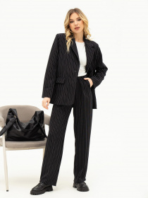 Деловой костюм ISSA Plus модель 13708_black Фото