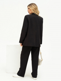 Діловий костюм ISSA Plus модель 13709_black Фото