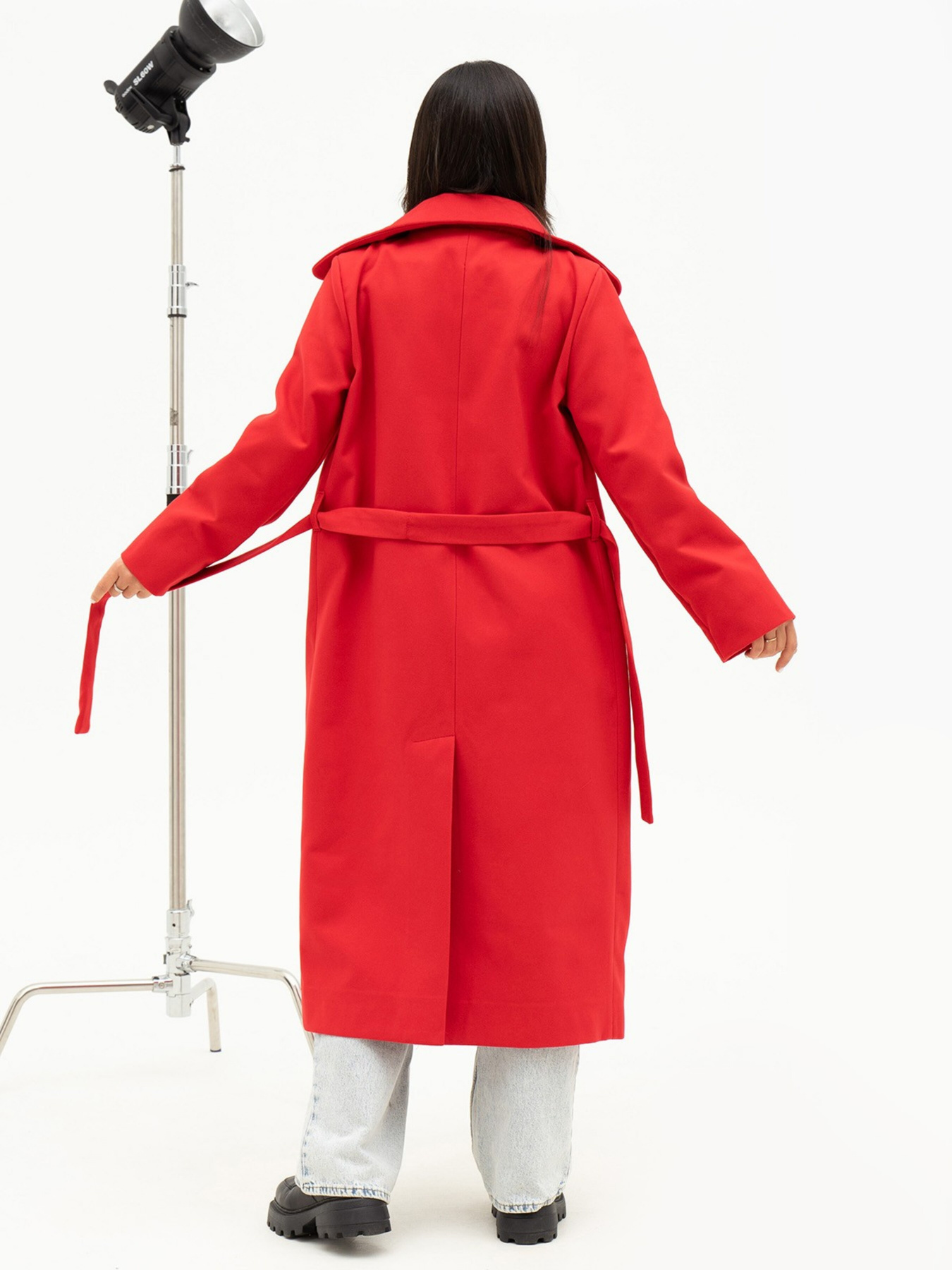 Пальто ISSA Plus модель 13711_red Фото