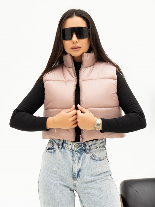 Жилет с утеплителем ISSA Plus модель SA-441_beige Фото