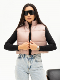 Утеплений жилет ISSA Plus модель SA-441_beige Фото