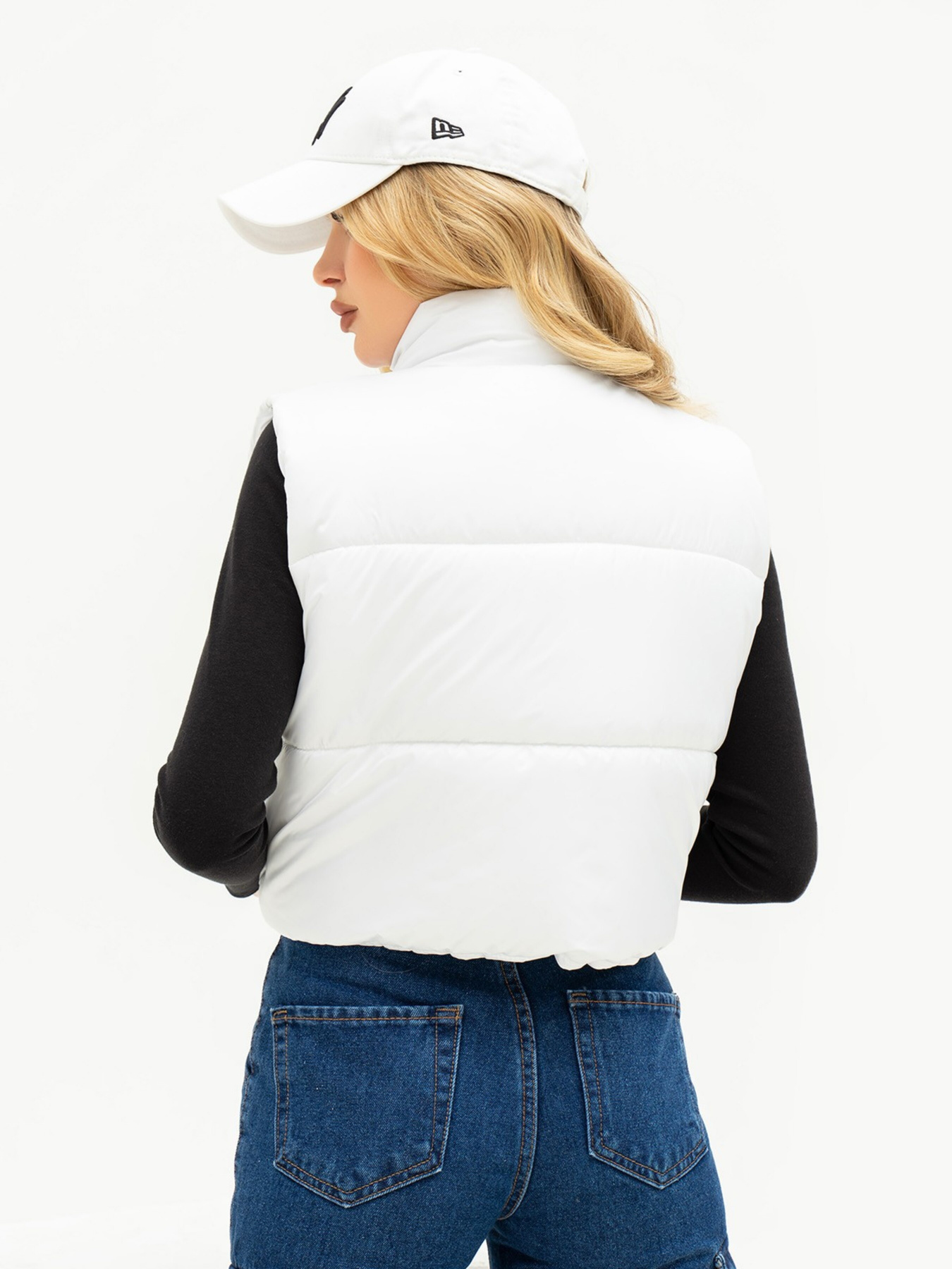 Жилет с утеплителем ISSA Plus модель SA-441_white Фото