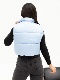 Утеплений жилет ISSA Plus модель SA-441_lightblue Фото