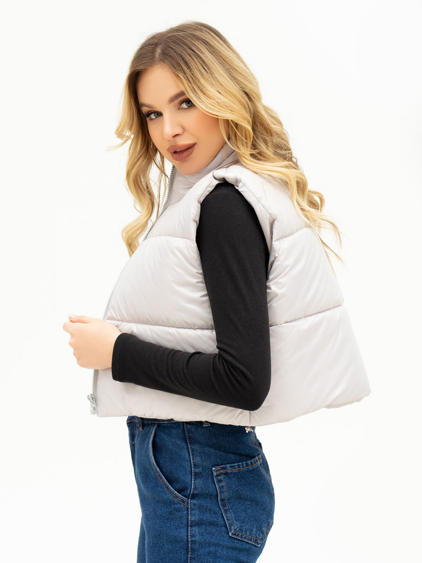 Жилет с утеплителем ISSA Plus модель SA-441_grey Фото