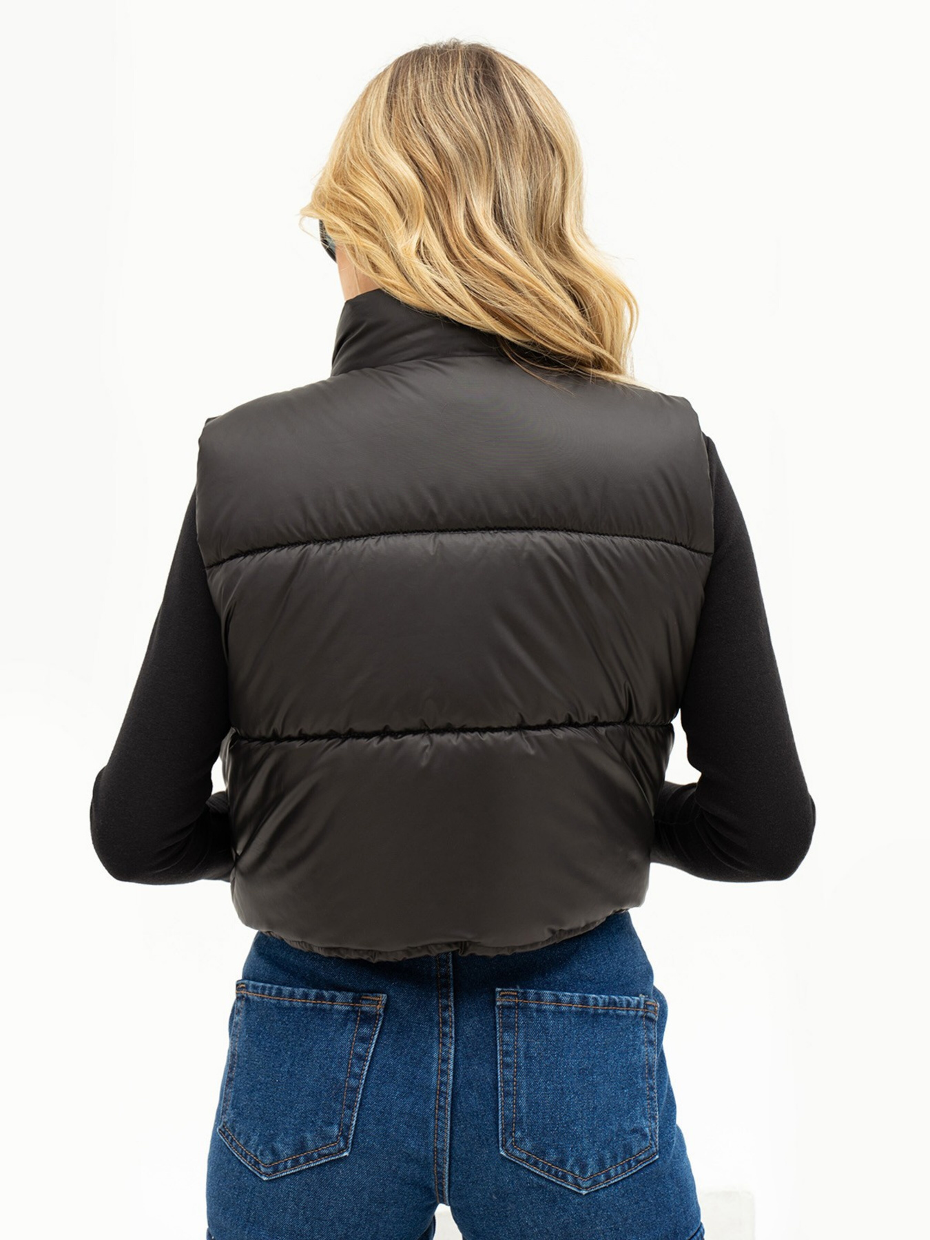 Жилет с утеплителем ISSA Plus модель SA-441_black Фото