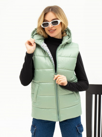 Жилет с утеплителем ISSA Plus модель SA-442_green Фото