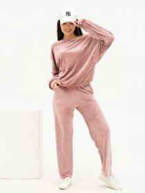 Повседневный костюм ISSA Plus модель SA-448_pink Фото