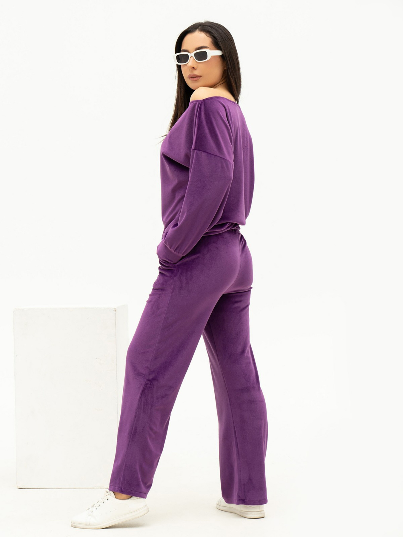 Костюм ISSA Plus модель SA-448_purple Фото