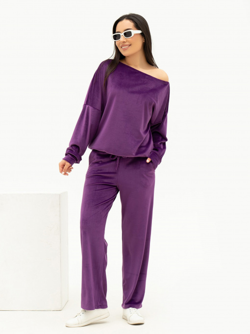 Костюм ISSA Plus модель SA-448_purple Фото