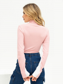 Водолазка ISSA Plus модель SA-450_whitepink Фото