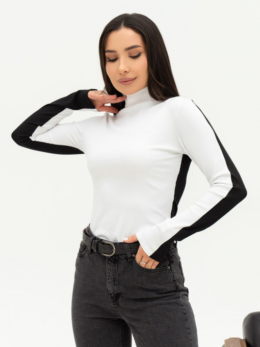 Водолазка ISSA Plus модель SA-450_blackwhite Фото