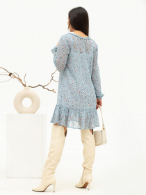 Платье мини ISSA Plus модель SA-452_lightblue Фото