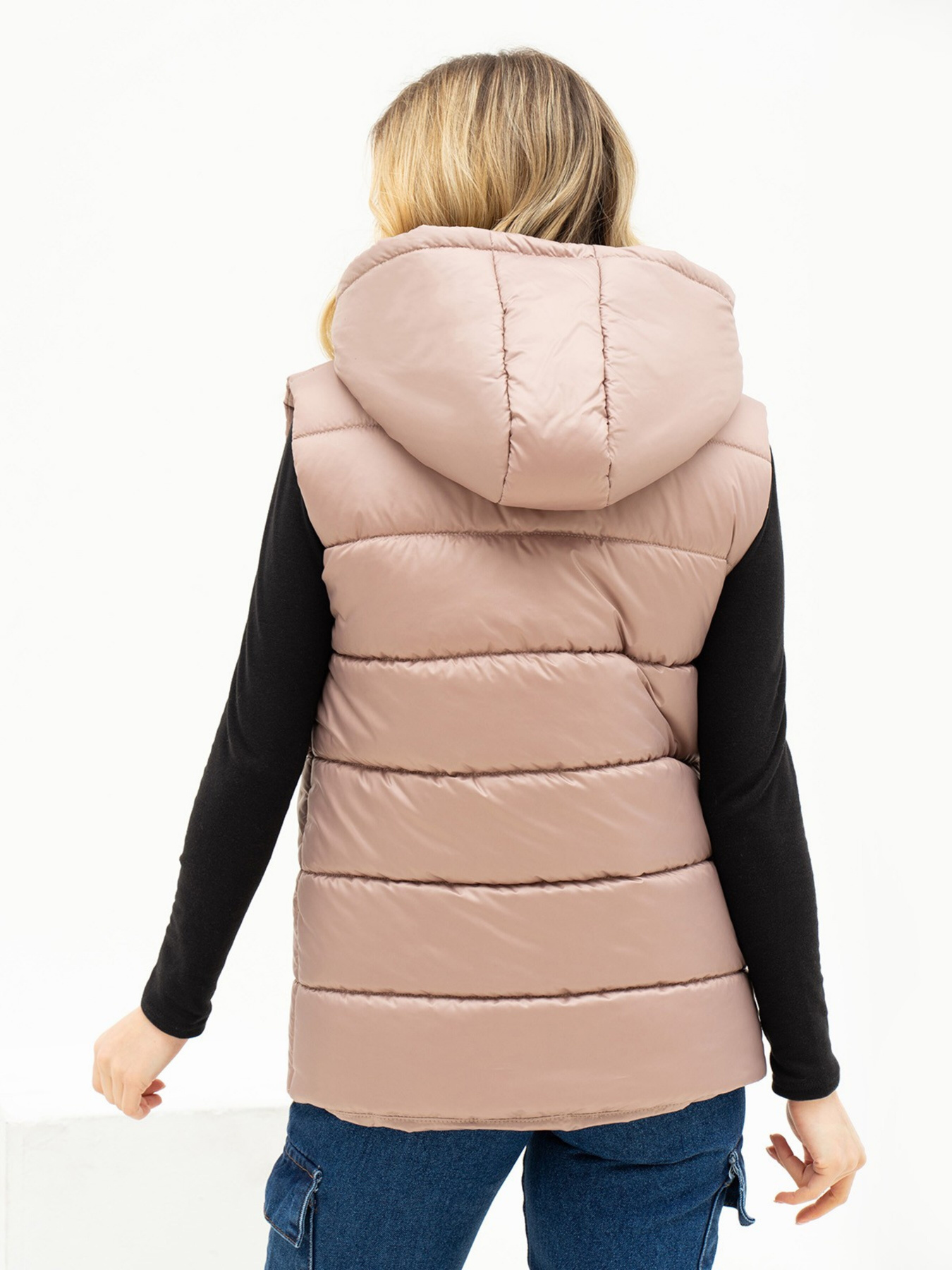 Утепленный жилет ISSA Plus модель SA-442_beige Фото