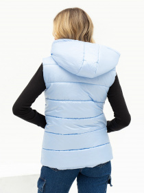 Жилет з утеплювачем ISSA Plus модель SA-442_lightblue Фото