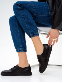 Кеды низкие ISSA Plus модель OB2-165_black Кеды низкие ISSA Plus модель OB2-165_black Фото