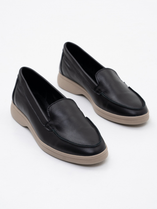 Лоферы ISSA Plus модель OB2-167_black Фото