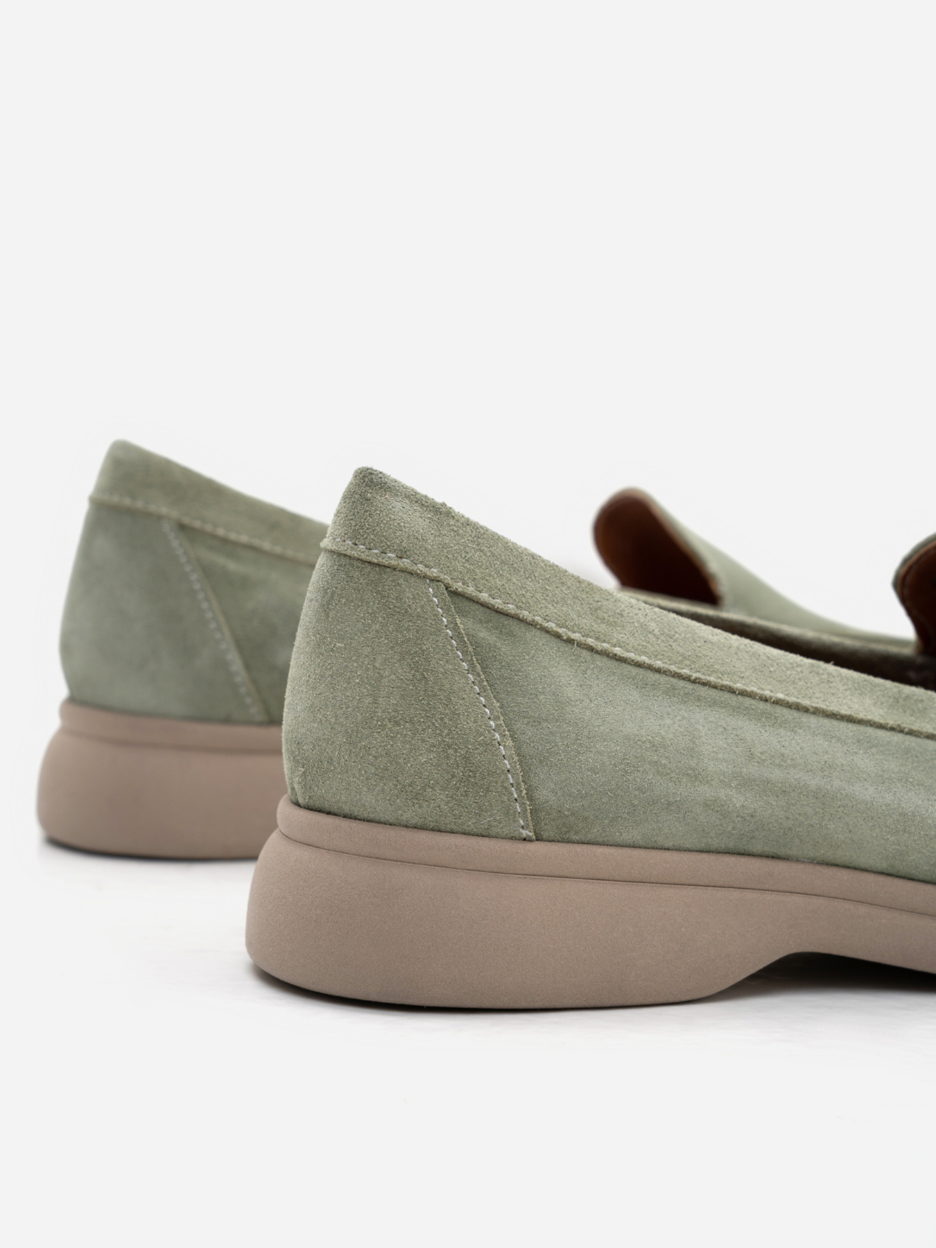 Лоферы ISSA Plus модель OB2-168_mint Фото