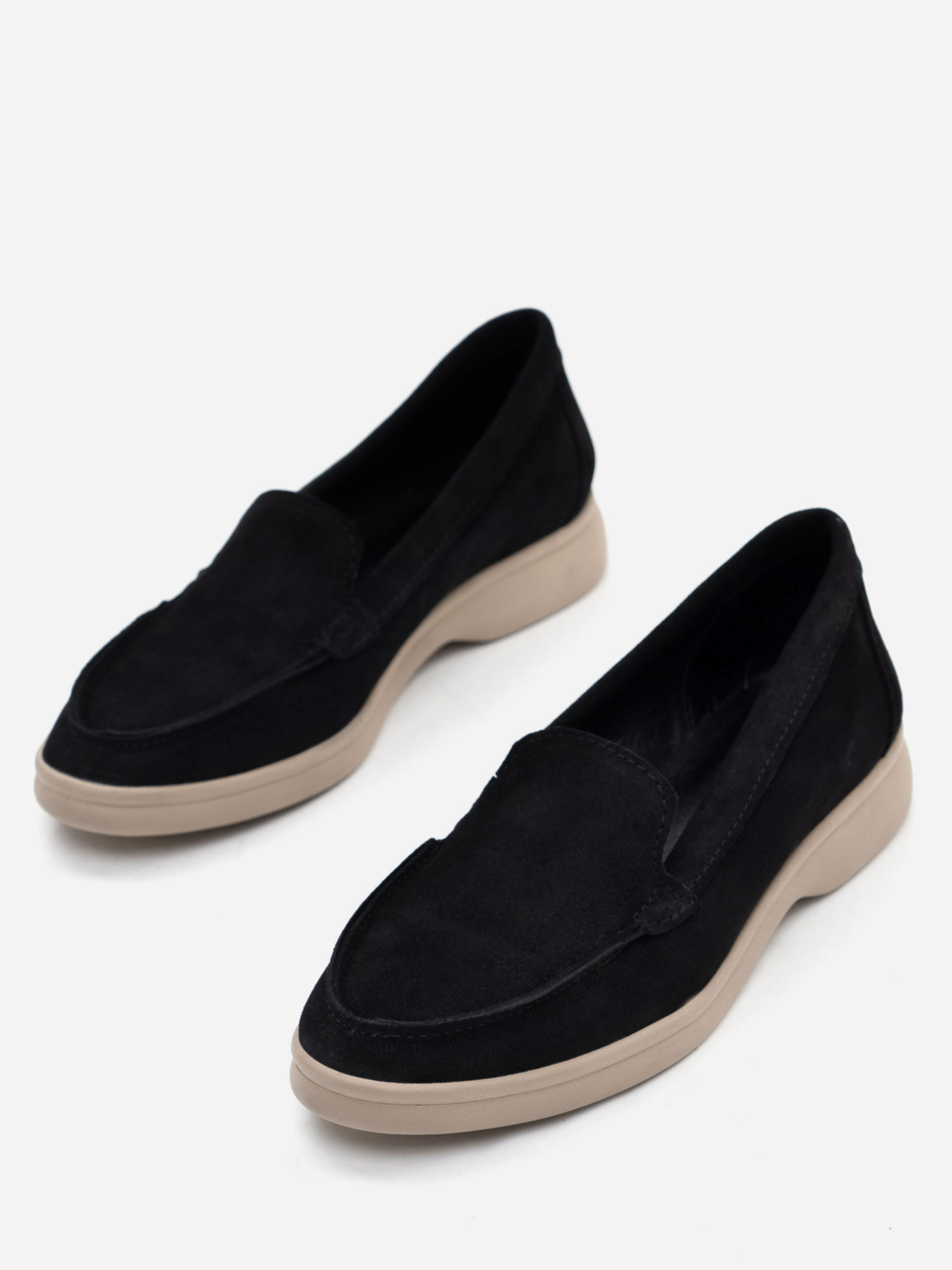 Лоферы ISSA Plus модель OB2-168_black Фото