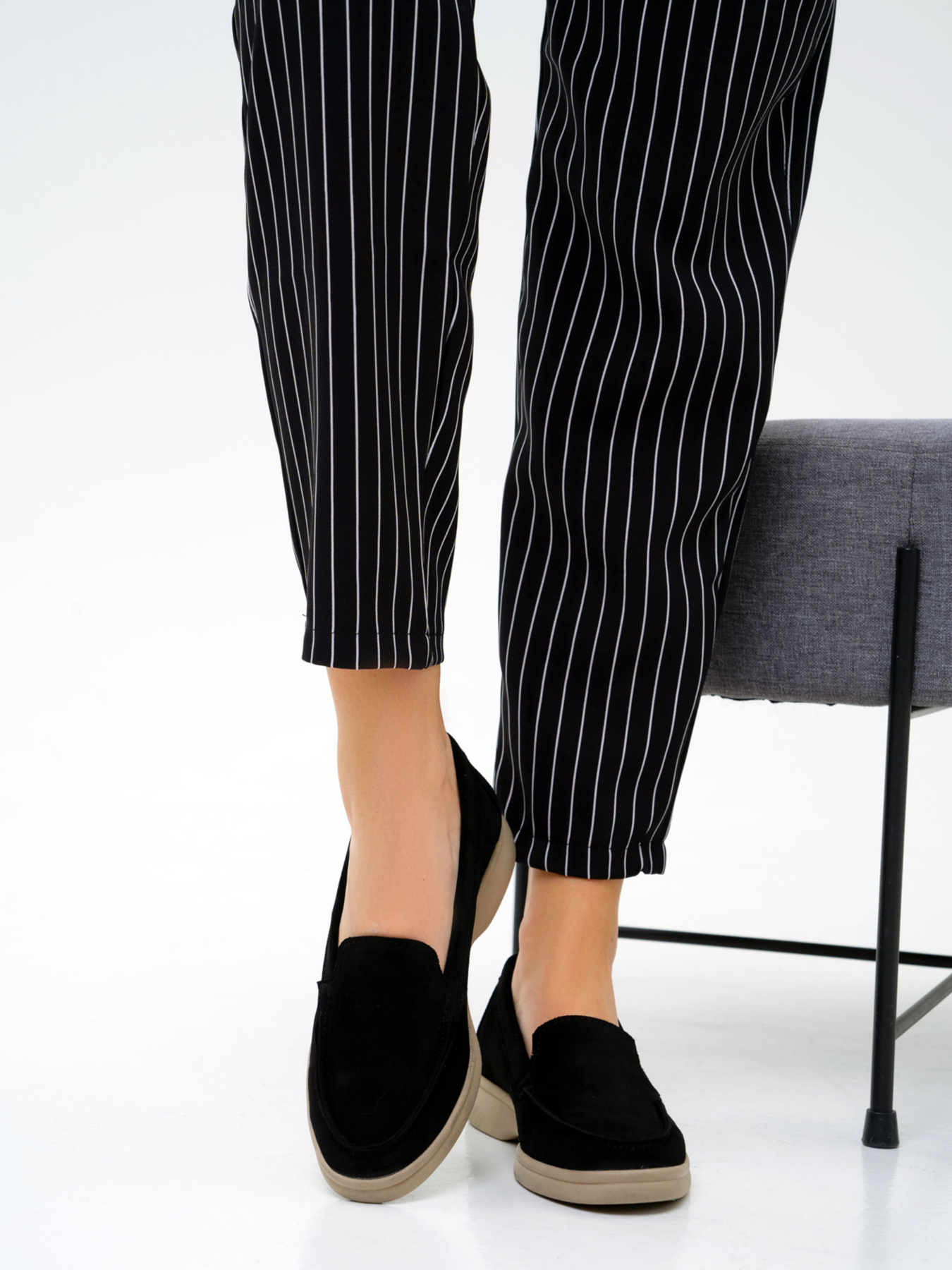 Лоферы ISSA Plus модель OB2-168_black Фото