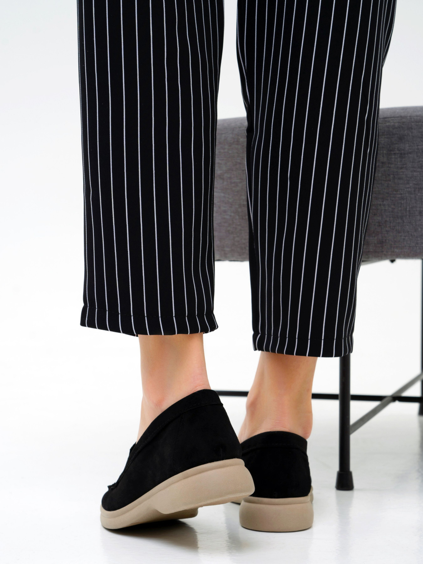 Лоферы ISSA Plus модель OB2-168_black Фото